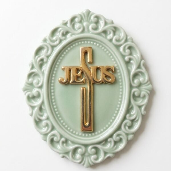 Green Oak handmade ceramic artwork
