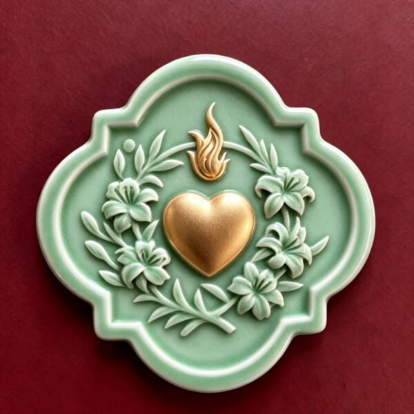 Green Oak handmade ceramic artwork